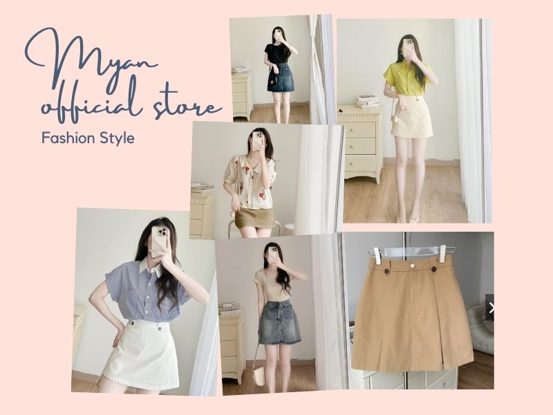 Các mẫu chân váy của MYAN