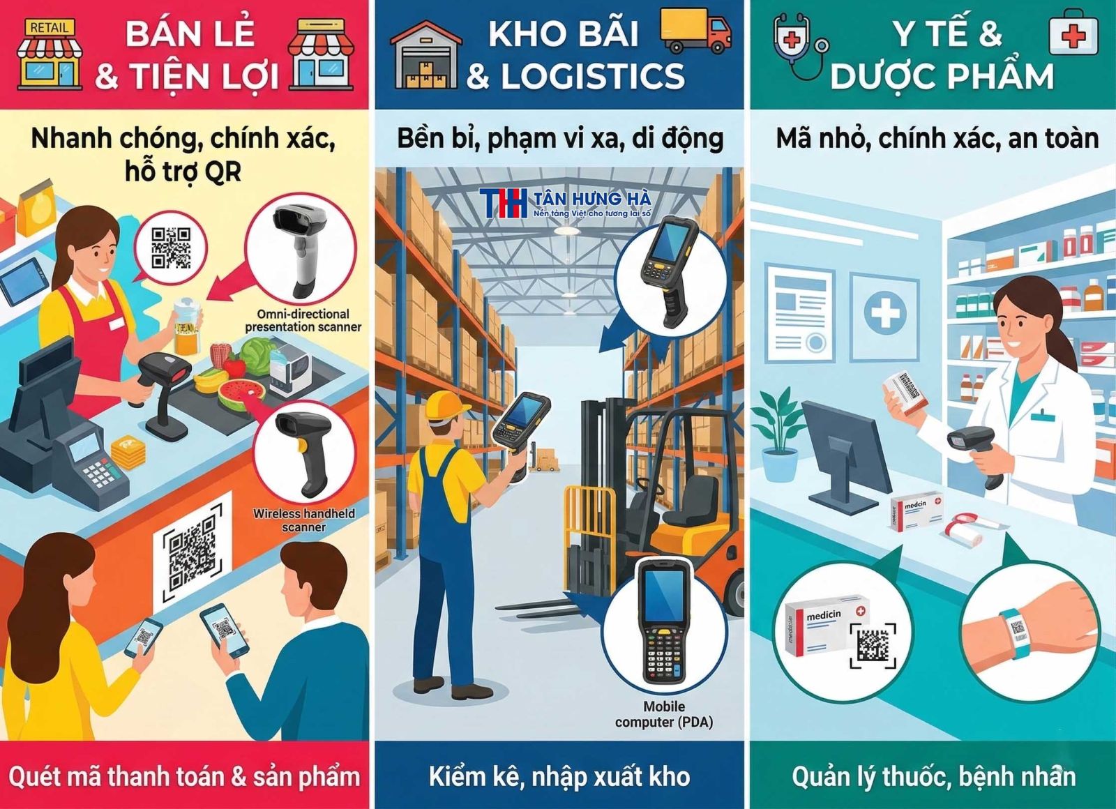 chọn mua máy quét (Input Device) phù hợp với ngành hàng