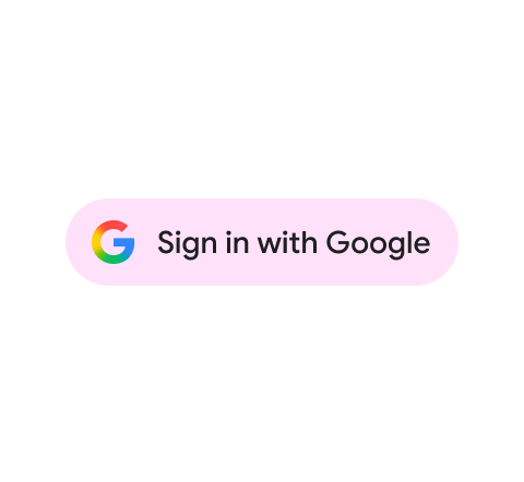 nút Đăng nhập bằng Google có giao diện tối và hình tròn