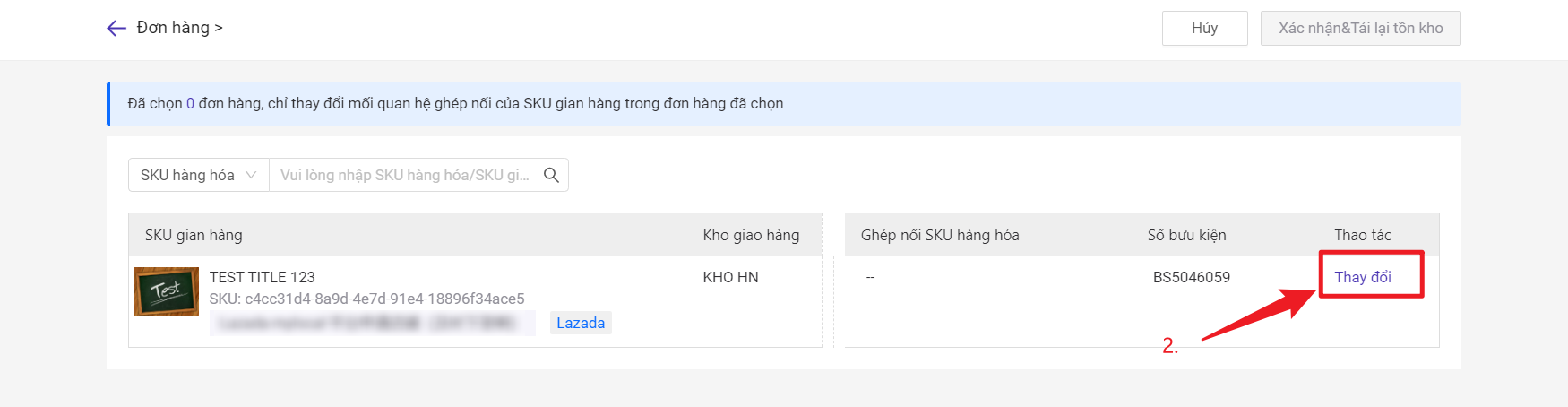 Giới thiệu về tính năng danh sách hết hàng