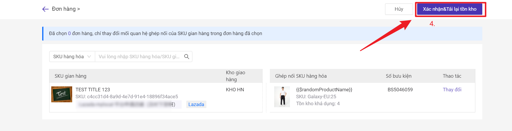 Giới thiệu về tính năng danh sách hết hàng