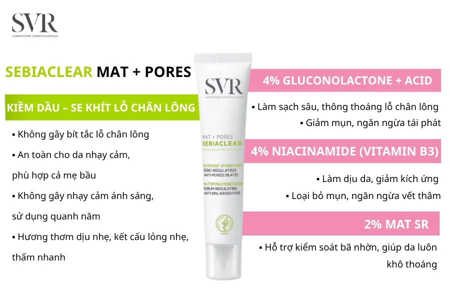 SVR Sebiaclear Mat + Pores