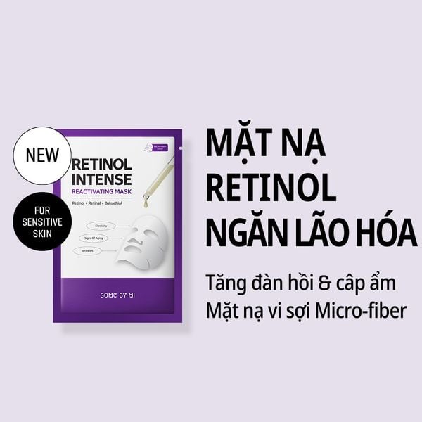 Some By Mi Mặt nạ giấy Retinol Intense Reactivating Mask 22g (IP04)