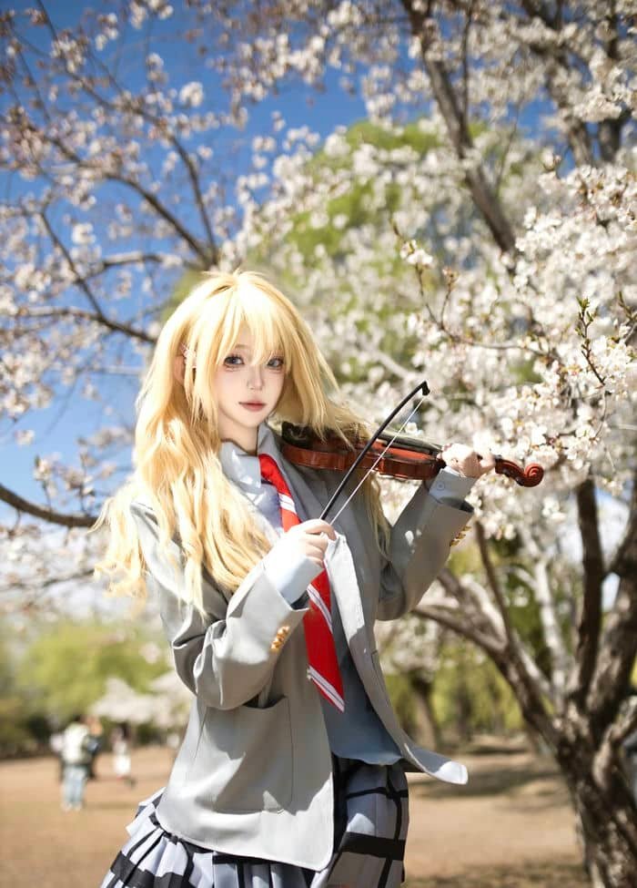 ảnh cosplay Luyến Trụ Mitsuri