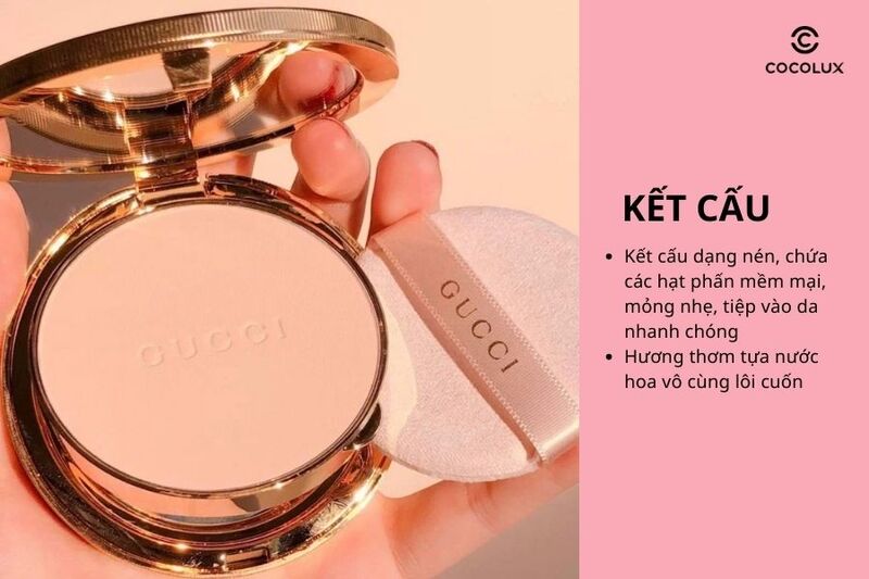 Kết cấu của phấn phủ Gucci Poudre De Beauté Mat Naturel