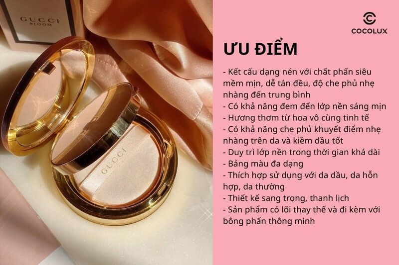 Ưu điểm của phấn phủ Gucci Poudre De Beauté Mat Naturel