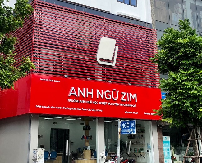 bảng hiệu trung tâm anh ngữ