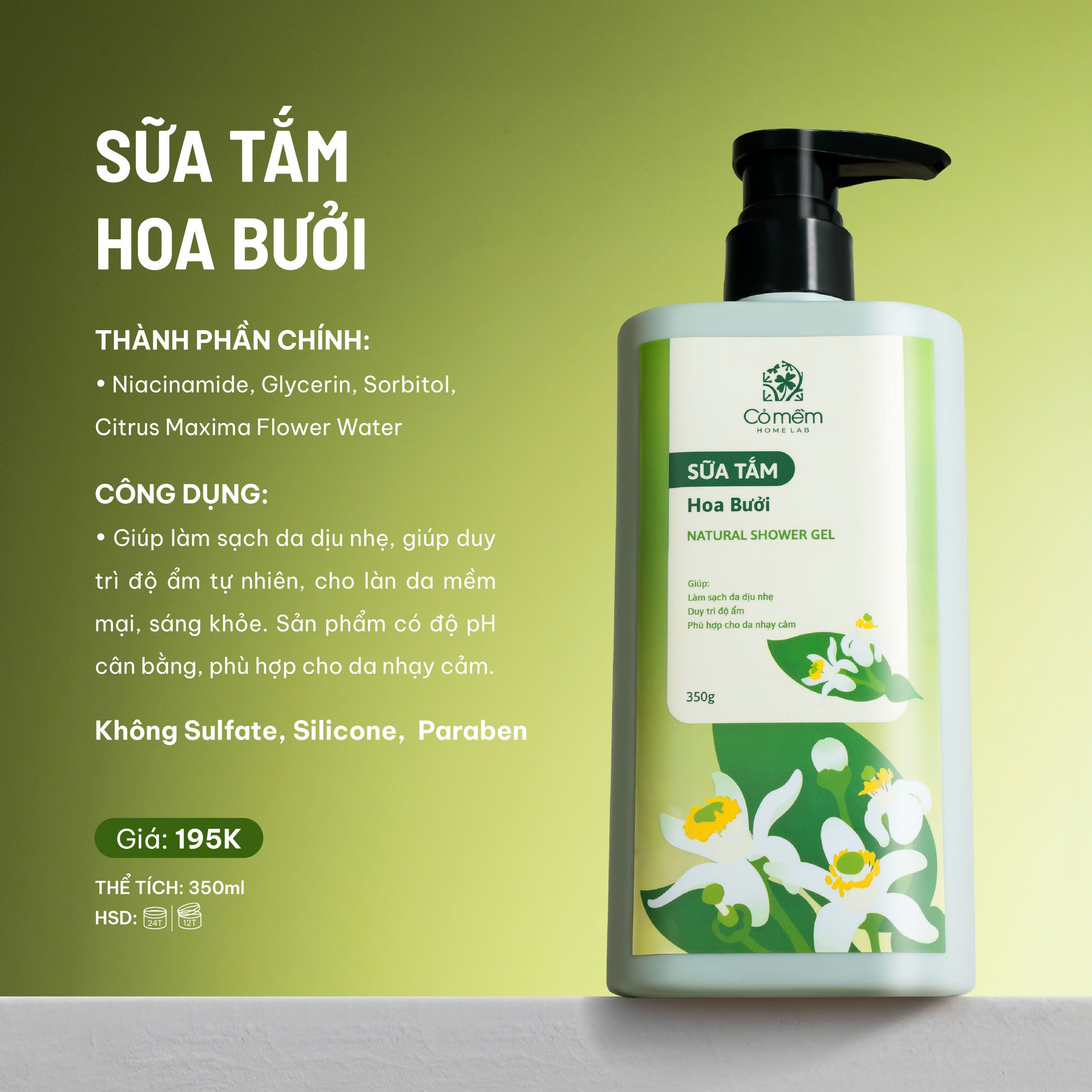 sữa tắm thơm lâu