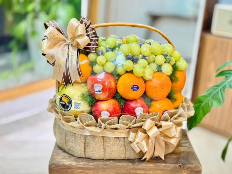 giỏ quà tết trái cây