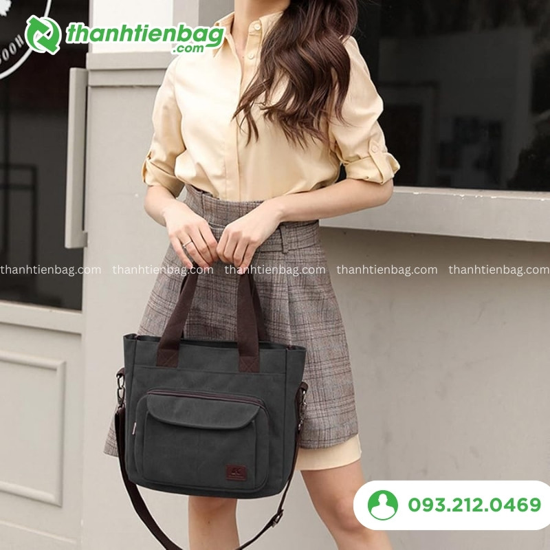 túi vải đeo chéo hàn quốc đi làm