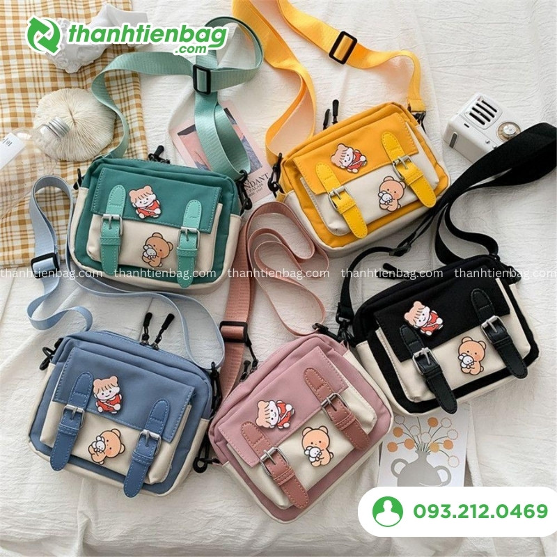 túi vải bố đeo chéo dễ thương