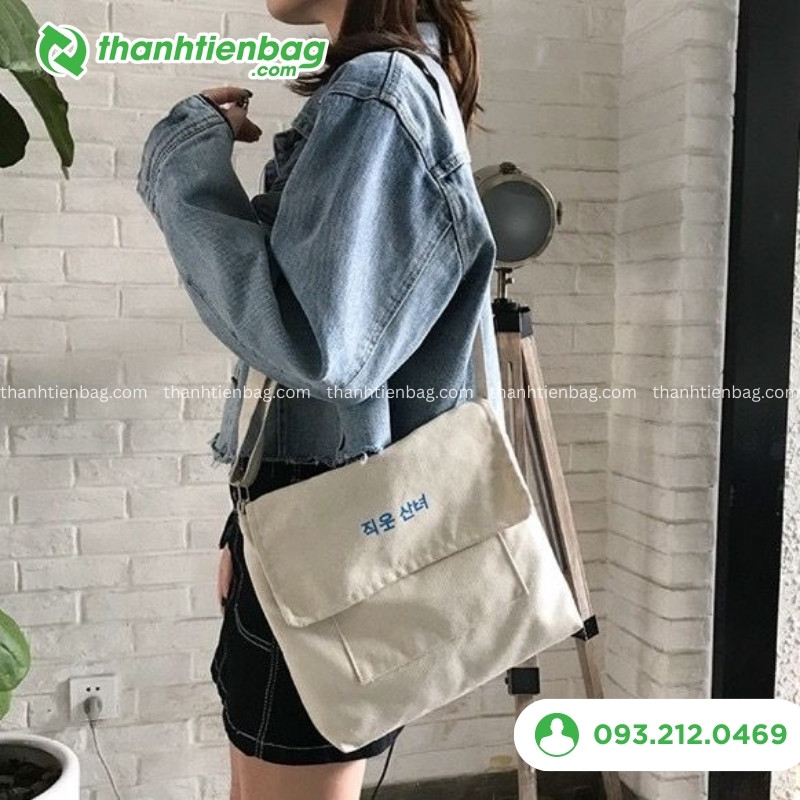 Cách chọn mua túi vải đeo chéo